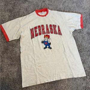 Vintage Nebraska Cornhuskers football tee size XL
